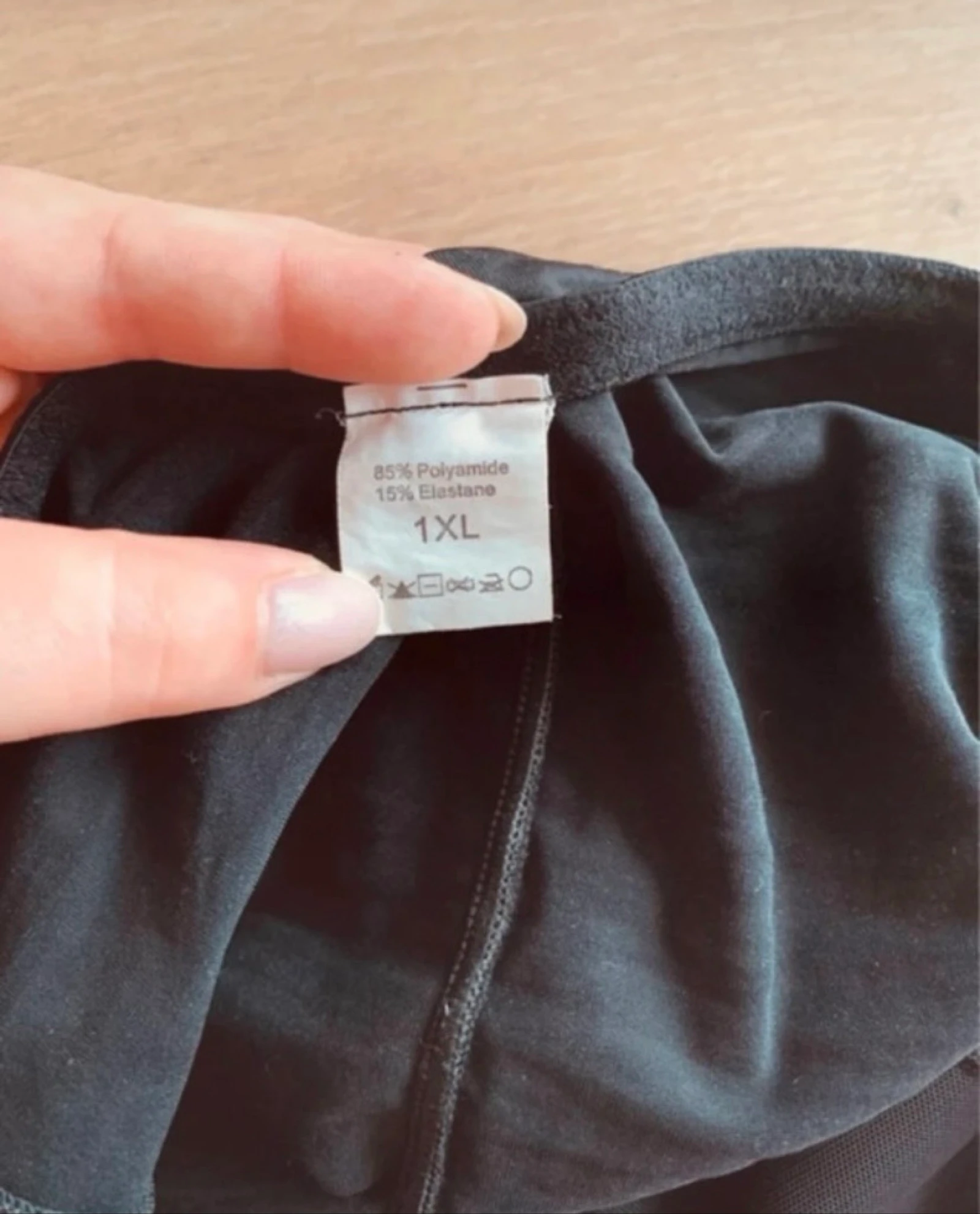 Black cycling leggings - Size 1XL Curve – photo 2